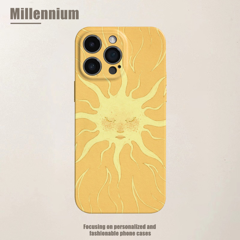 适用于iPhone17Promax暖芒裹柔阳16pro手机壳15pro菲林iphoneair太阳12软壳11艺术13pro艺术感苹果14plus