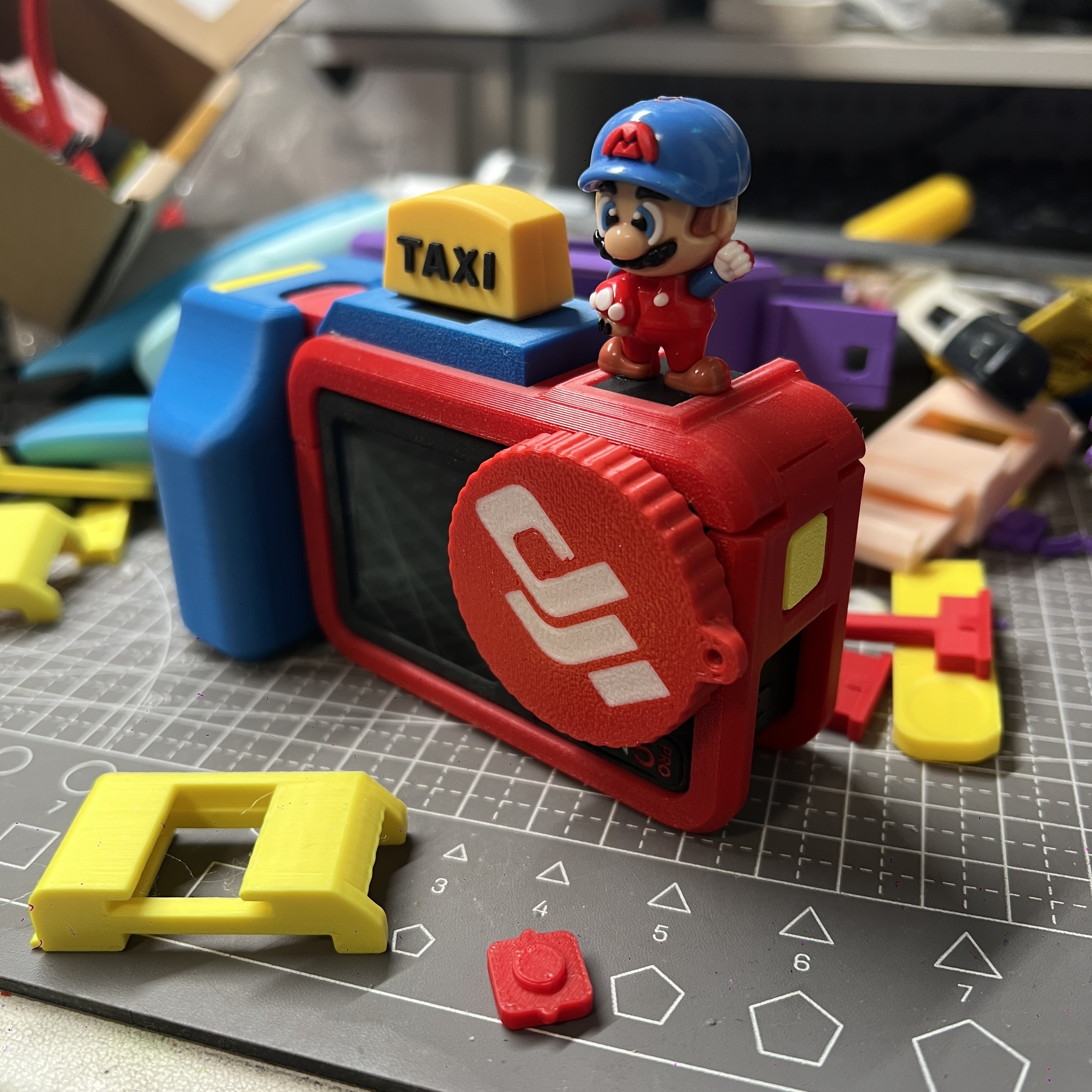 大疆action6运动相机保护壳热靴快门手柄握把快拆兔笼扫街拍套装