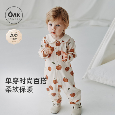 婴儿连体衣春季oakfamily