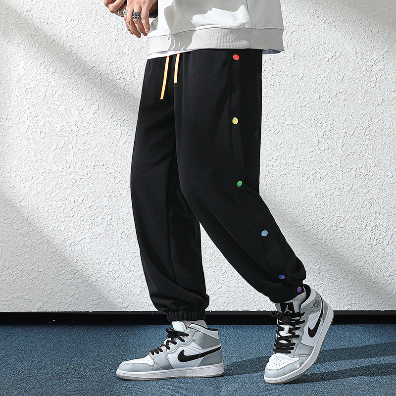 男士束脚哈伦宽松休闲长裤