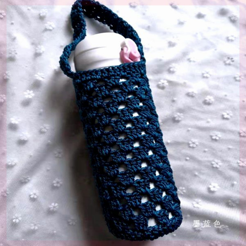 杯套 通用隔热防摔保温杯保护套玻璃杯套水杯子袋毛线手工编织,服饰配件/皮带/帽子/围巾,DIY编织材料包,淘宝优惠券,粉丝福利购,淘宝优惠卷