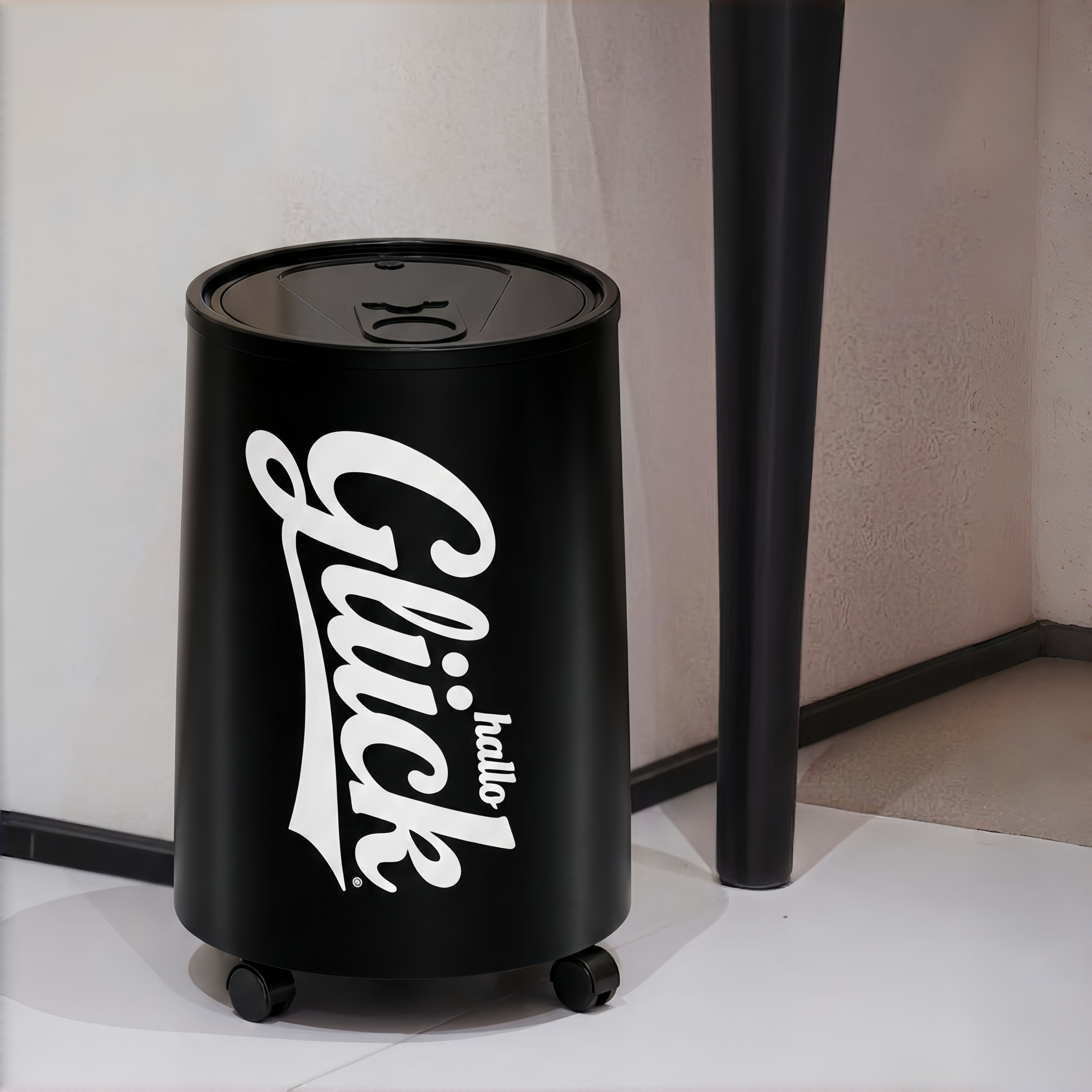 易拉罐客厅垃圾桶大容量家用卧室客厅厨房摇盖翻盖可爱纸篓带盖