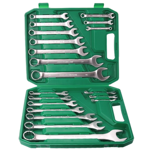 塑盒扳手工具套装开口梅花两用扳手套装呆口叉口板手组合工具大全