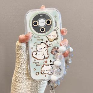 手机壳mate60新款 适用于华为mate70pro mate50pro全包mate40女ins防摔mate30潮mt50e高级por保护套卡通小白狗