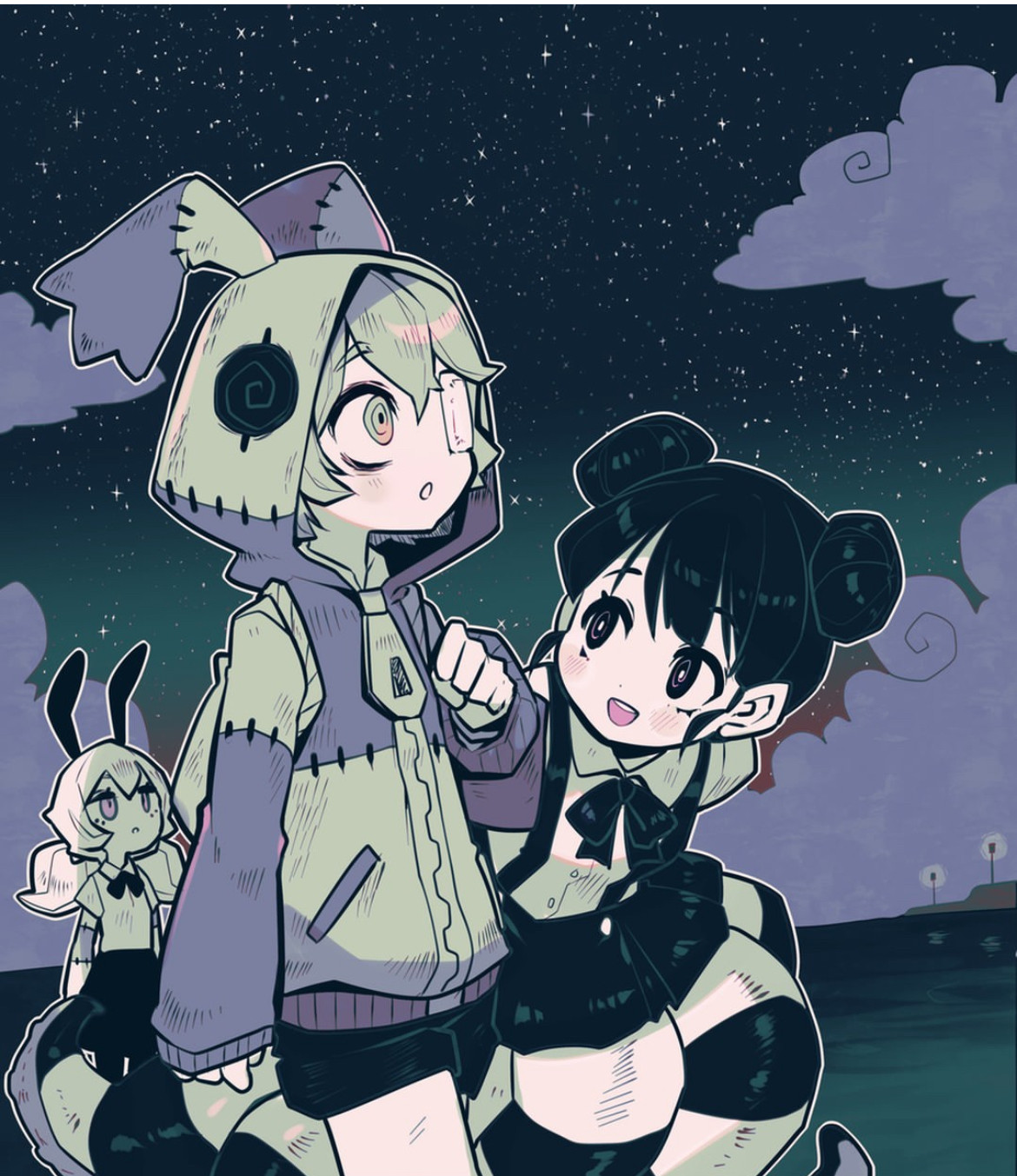 【雨】手绘插画设计漫画绘本代画卡通/动漫/插画设计