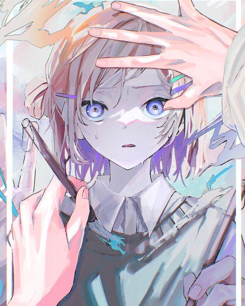 【颜开】手绘定制设子画师约稿头像画INS风情侣真人照片动漫画