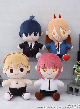 日本 电锯人 链锯人卡通动漫周边毛绒公仔布偶娃娃movic 全款包邮