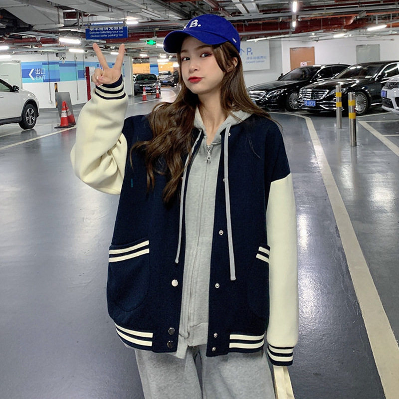 韩版棒球服女春秋新款百