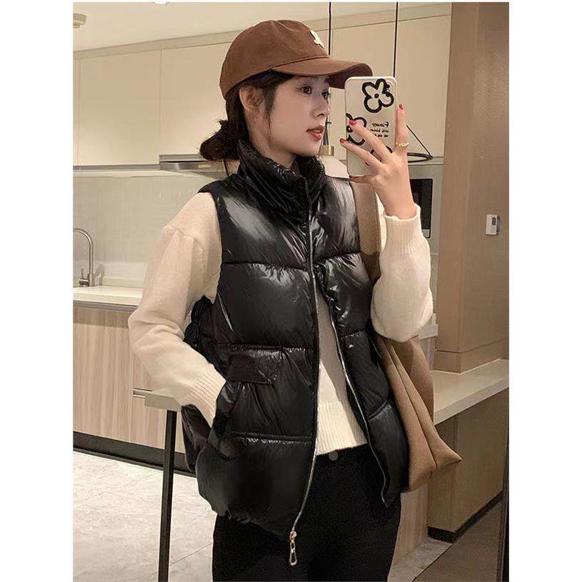 2023胖mm羽绒棉服马甲女