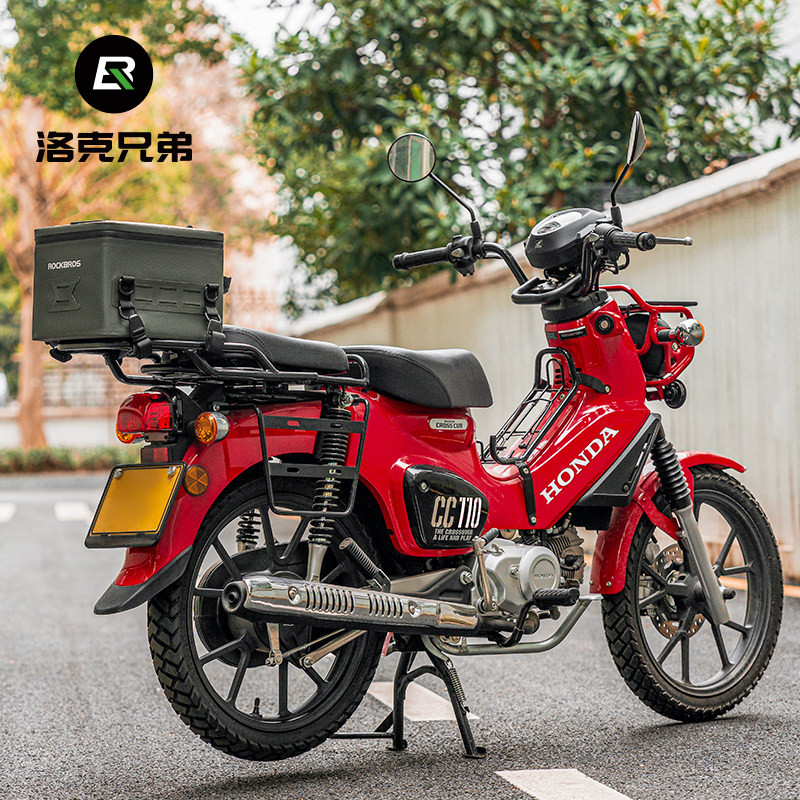 洛克兄弟摩托车防水包幼兽驮包拉力车后尾包挂包摩旅骑行骑士装备