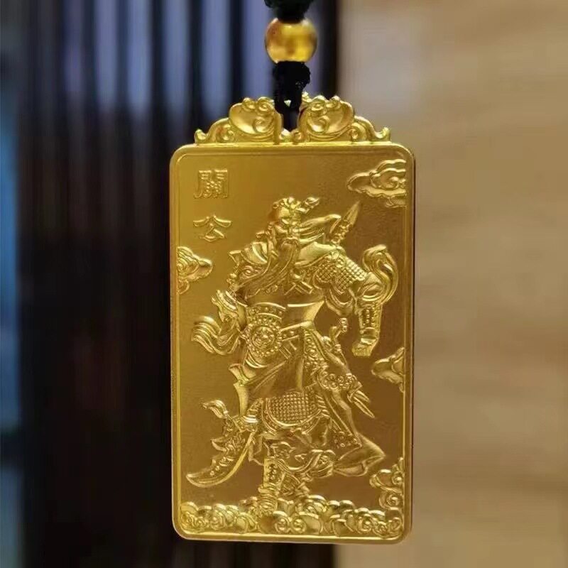 合金吊坠 时尚个性关公吊坠气质百搭精美送爸爸节日礼物