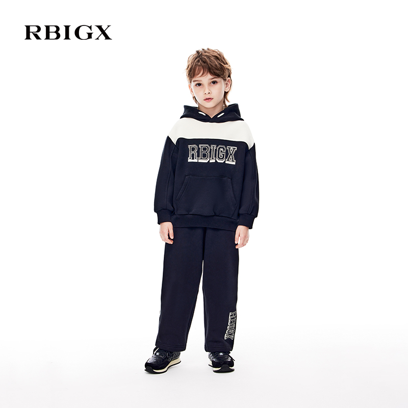 RBIGX瑞比克童装冬季新款男童帅气百搭潮流运动休闲裤