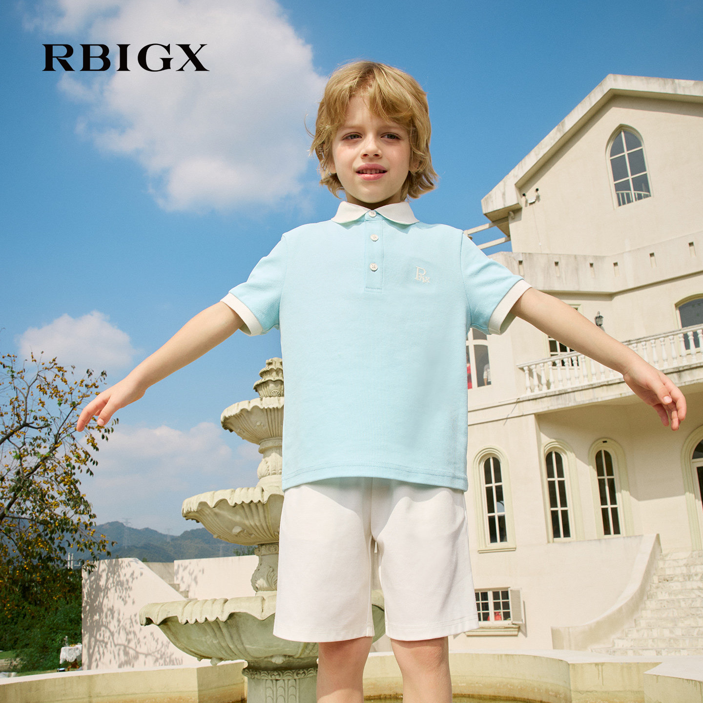 RBIGX瑞比克26夏季新款儿童精致百搭短裤男高级感学院风休闲裤子