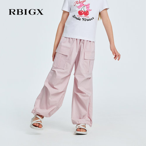 RBIGX瑞比克女童夏季轻薄透气裤