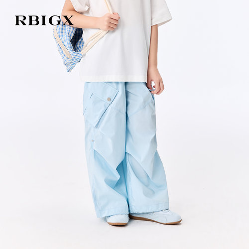 RBIGX瑞比克童装工装阔腿长裤