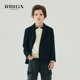 休闲帅气百搭设计感复古贴袋休闲西装 新款 秋季 RBIGX瑞比克童装