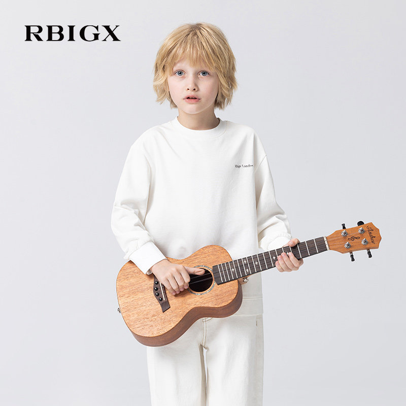 RBIGX瑞比克童装2025秋季新款宽松纯棉设计感帅气潮流长袖t恤,童装/婴儿装/亲子装,T恤,淘宝优惠券,粉丝福利购,淘宝优惠卷