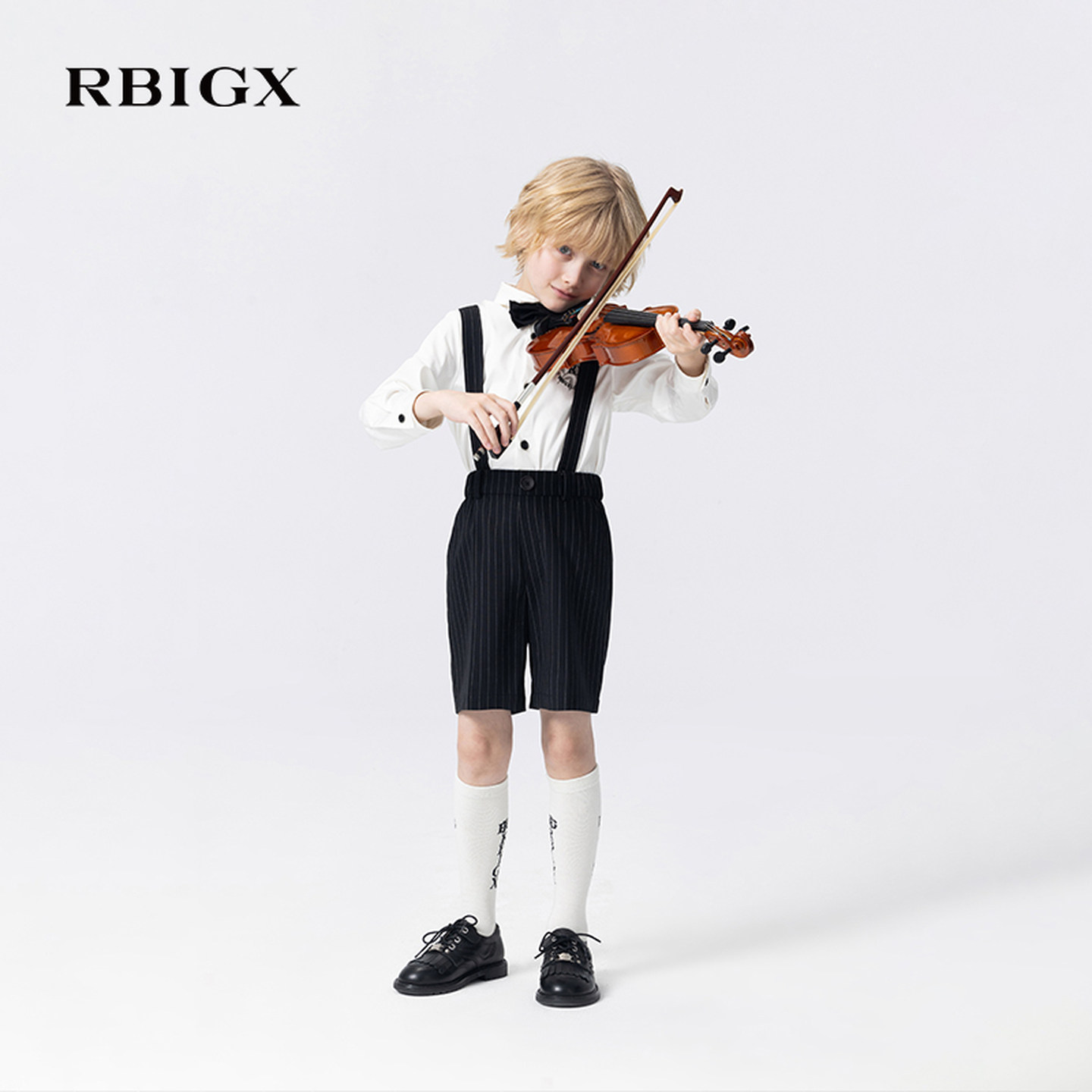 RBIGX瑞比克童装秋季新款百搭休闲设计感潮流贵族帅气背带裤