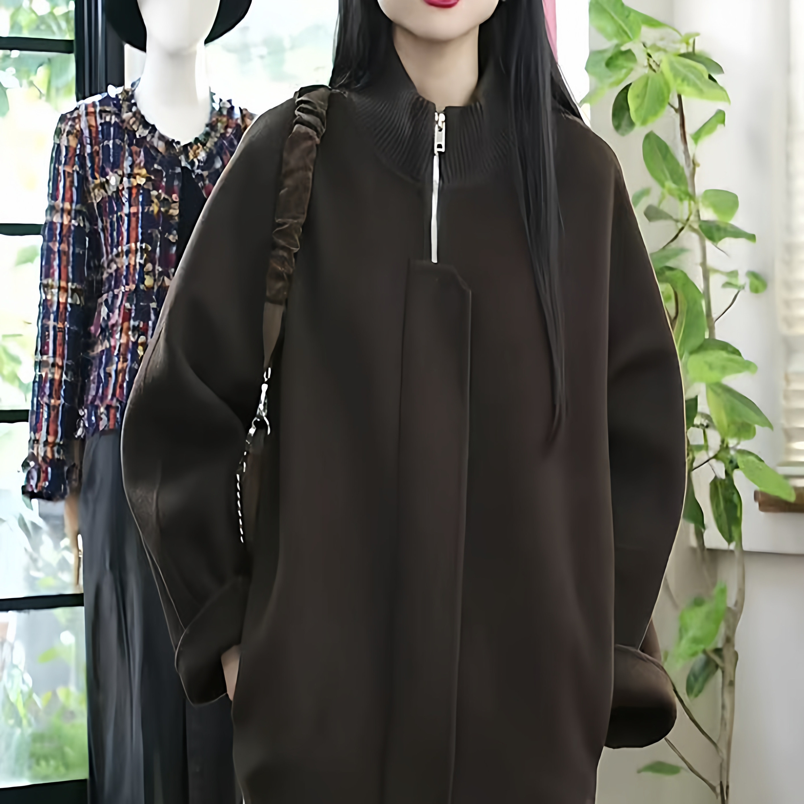 尘颐&middot;牦牛绒拉链休闲百搭外套