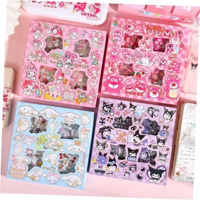 sanrio  sticker cinnamoroll kuromi stickers bear cute贴纸pvc