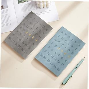 weekly monthly planner 2024-2025月计划本 A5 schedule book