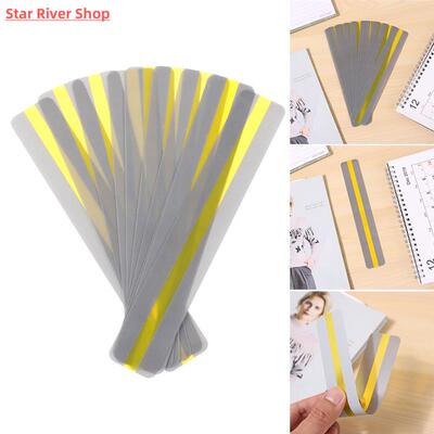 10 Pieces Reading Guide Strips Highlighter Colored Overlays