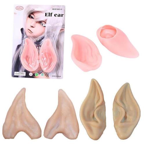PROM props Fake ears Elf ears Halloween decorations 精灵耳朵