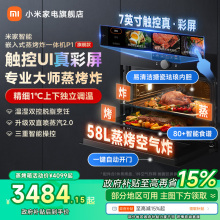 小米米家嵌入式蒸烤箱P1家用厨房烘烤一体机彩屏触控蒸烤炸