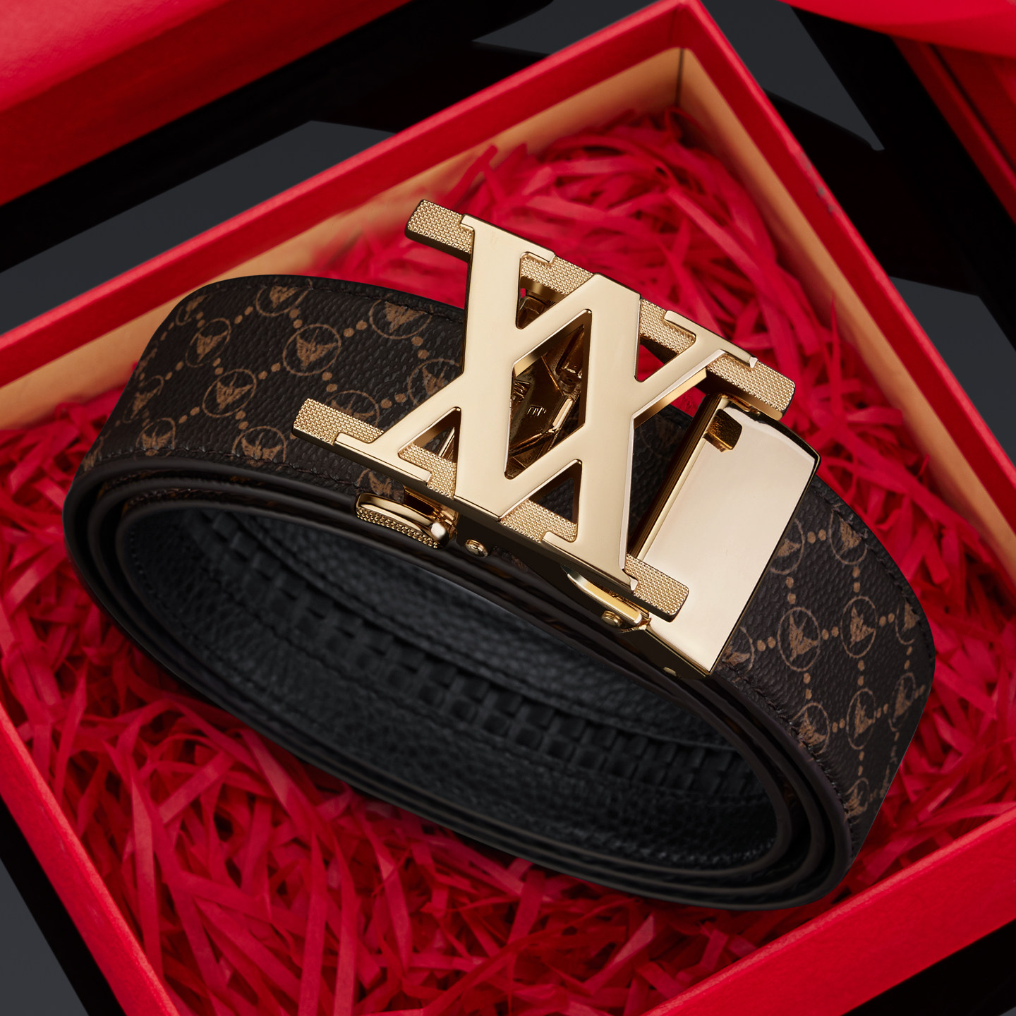 高档皮带男士真皮2026新款时尚腰带男年轻人潮流百搭裤带生日礼物