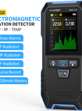 FNIRSI ERD-10 Electromagetic Radiation Detector EF/MF/RF/TEM