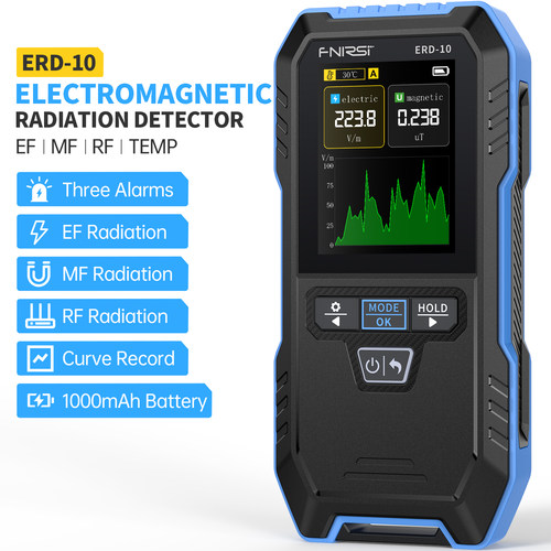 FNIRSI ERD-10 Electromagetic Radiation Detector EF/MF/RF/TEM