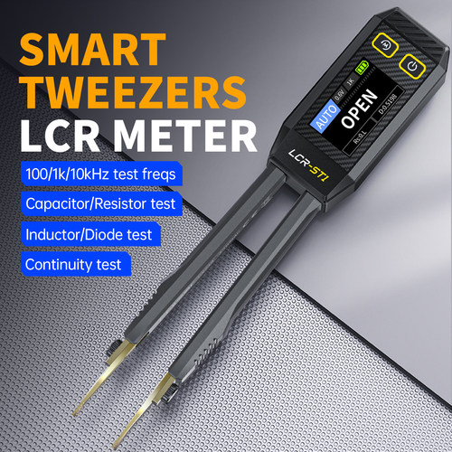 FNIRSI LCR-ST1 Mini Smart Tweezer LCR SMD ESR Tester