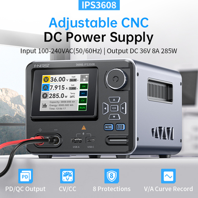 FNIRSI IPS3608 Ajustable CNC DC Power Supply 36V 8A