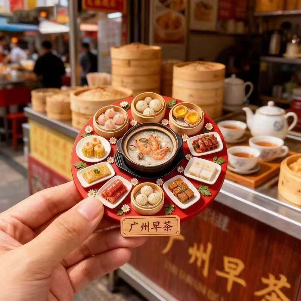 冰箱贴树脂磁吸浮雕冰箱贴广东旅