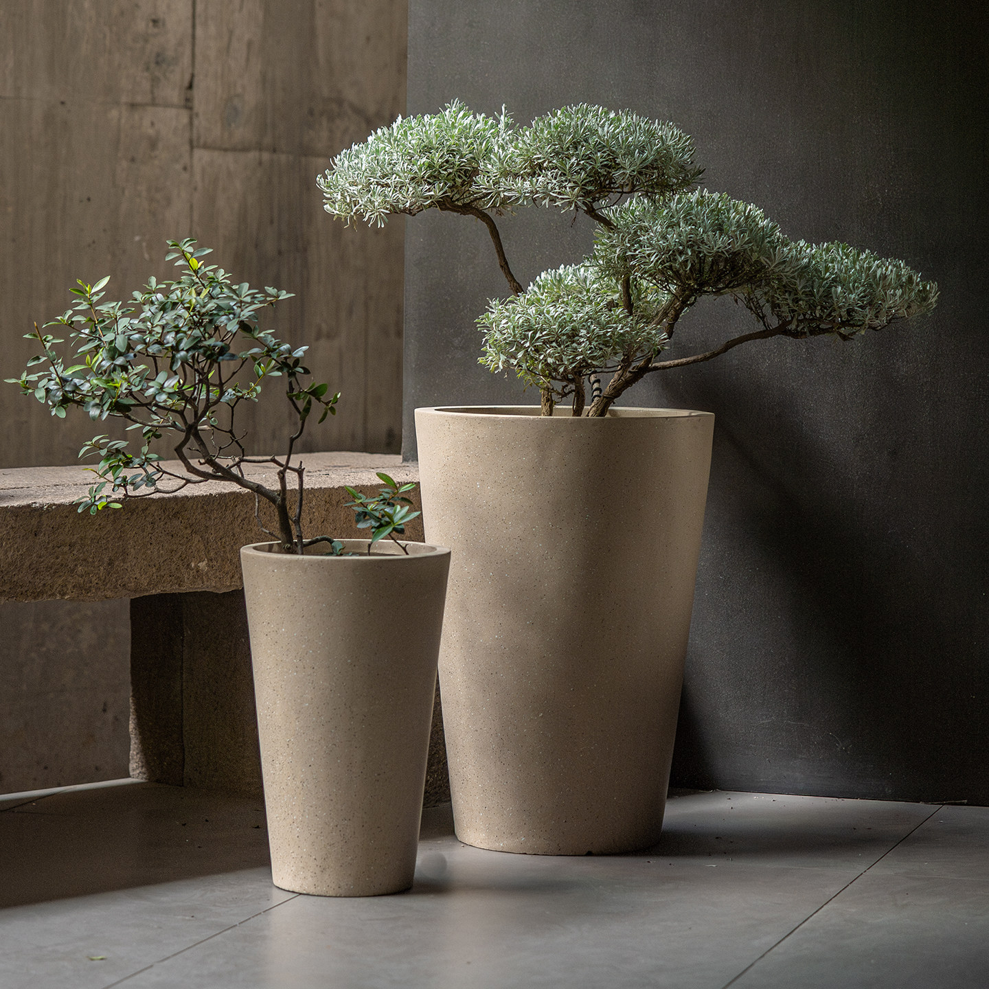 森空间大型花盆落地装饰水泥氧化镁花器轻奢简约风高级感软装搭配,家居饰品,花盆,淘宝优惠券,粉丝福利购,淘宝优惠卷