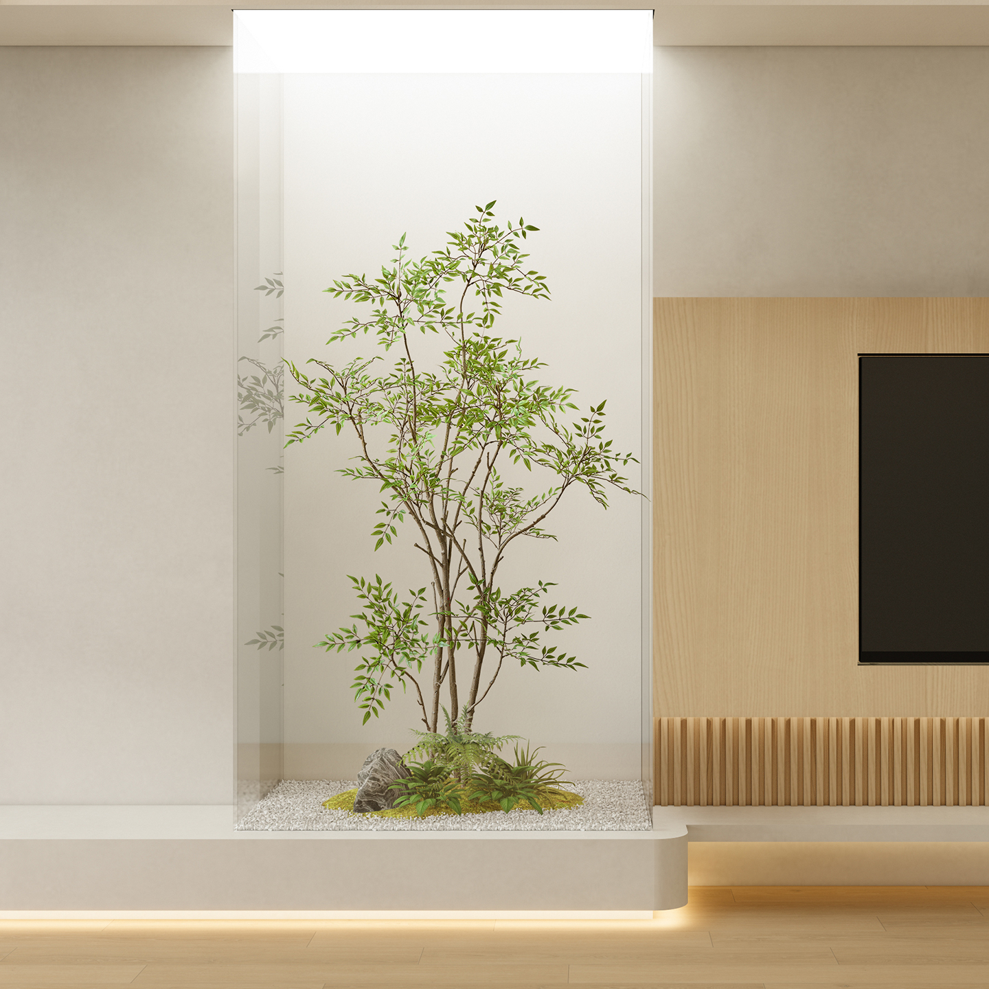 仿真绿植电视柜橱窗造景装饰