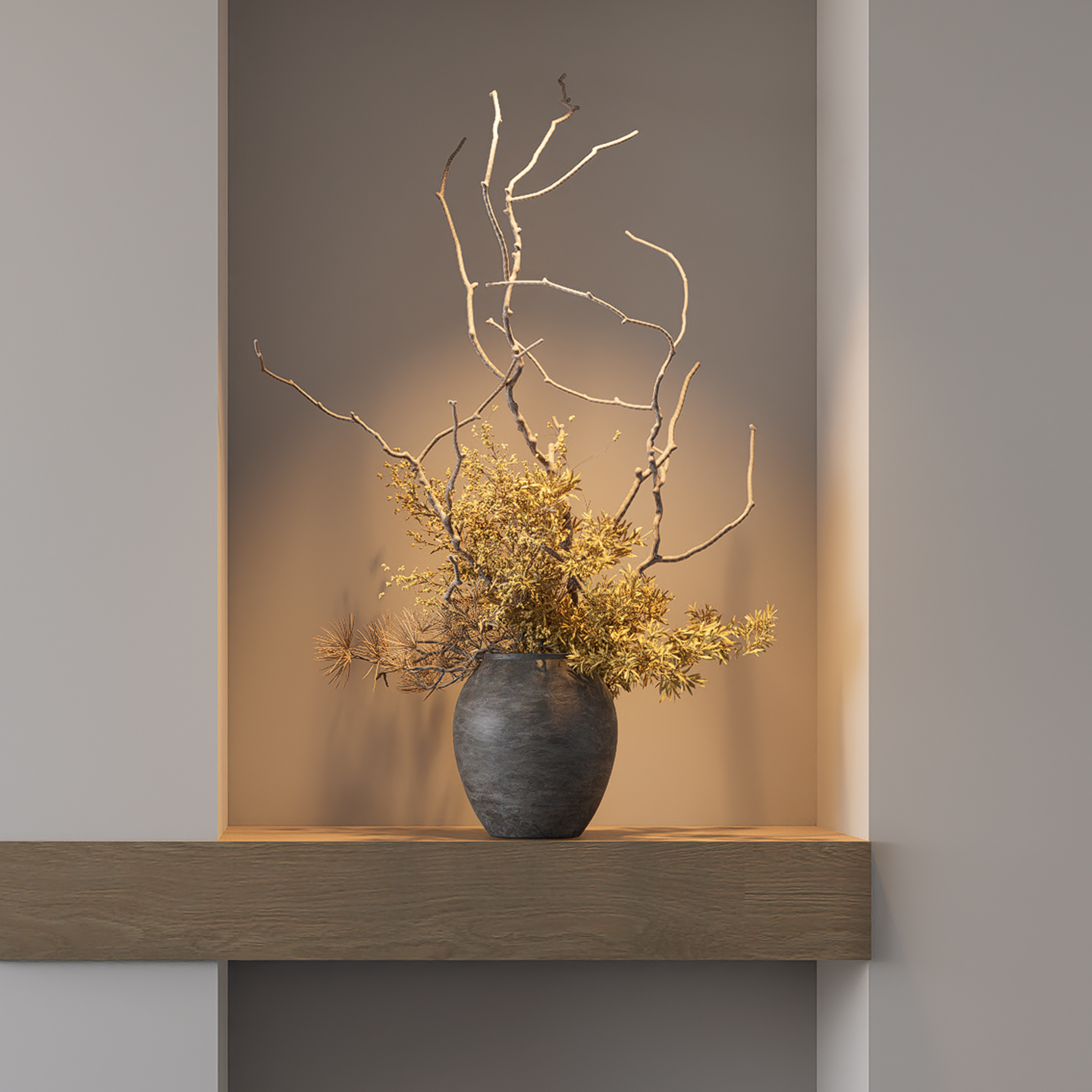 森空间花艺仿真花高级仿生花摆件