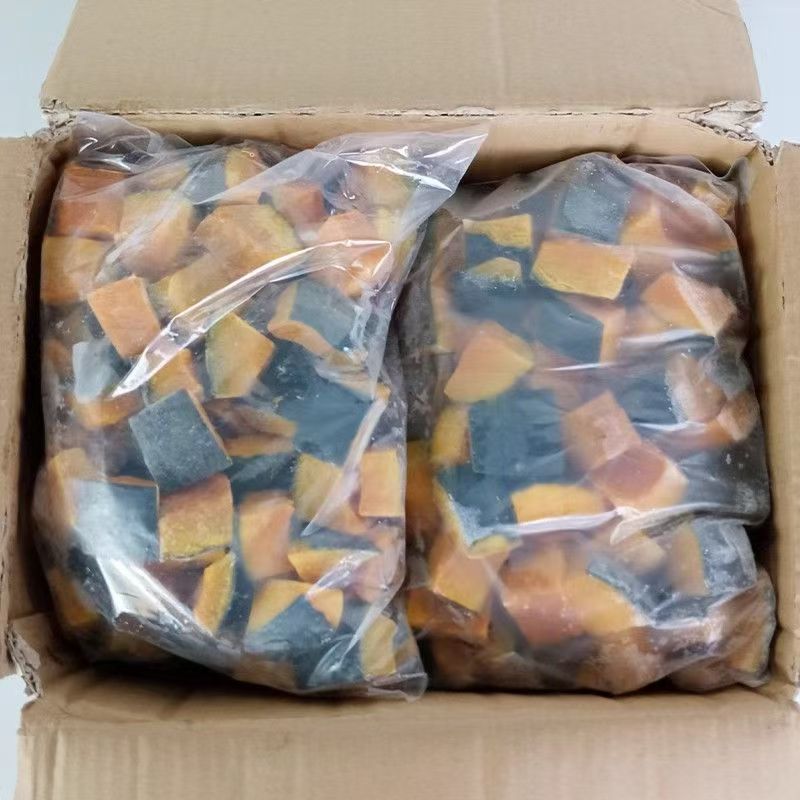 板栗南瓜半成品切块冷冻