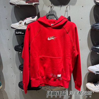 耐克男连帽加绒保暖宽松休闲卫衣