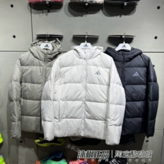 阿迪达斯羽绒服男连帽保暖运动外套 KC2478 KC2479 KC2477 KC2480