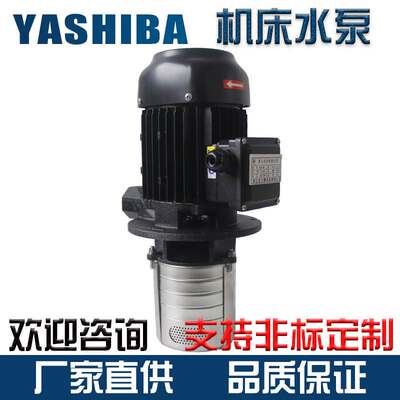 YASHIBA机床高压水泵多级离心泵浸入式380v不锈钢高扬程车床油泵