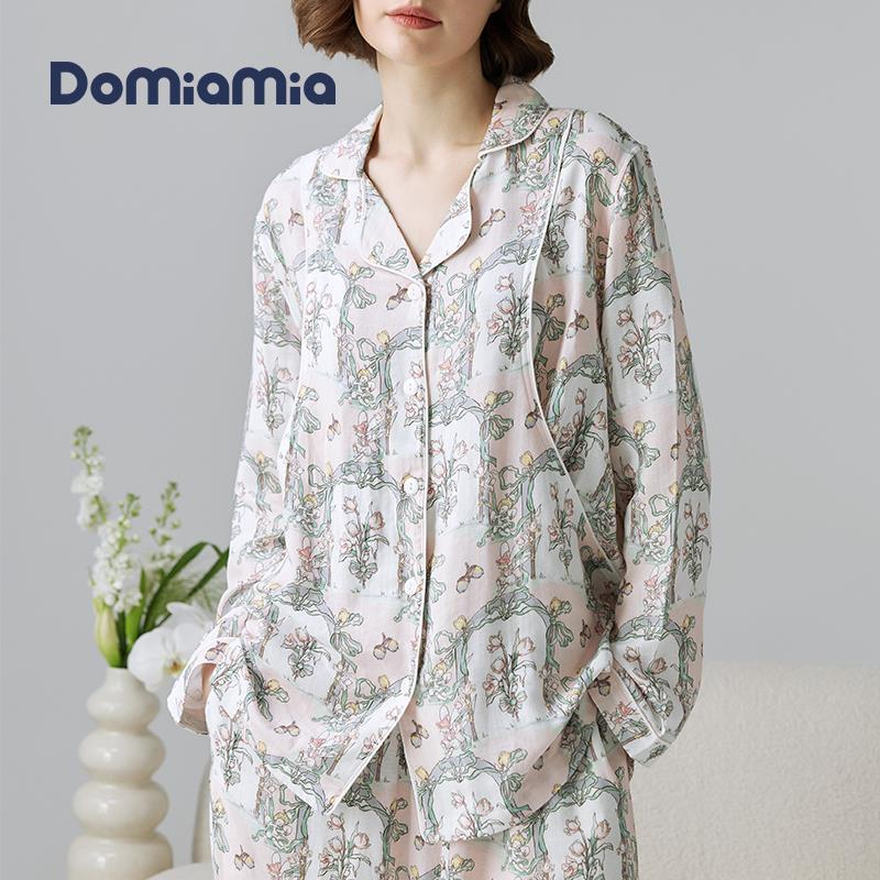 Domiamia哆咪呀月子服孕妇睡衣纱布透气待产喂奶哺乳服产后家居服,孕妇装/孕产妇用品/营养,哺乳衣/月子服,淘宝优惠券,粉丝福利购,淘宝优惠卷