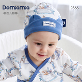 Domiamia婴儿胎帽新生儿帽子0 6月初生宝宝纯棉可爱满月百天头饰