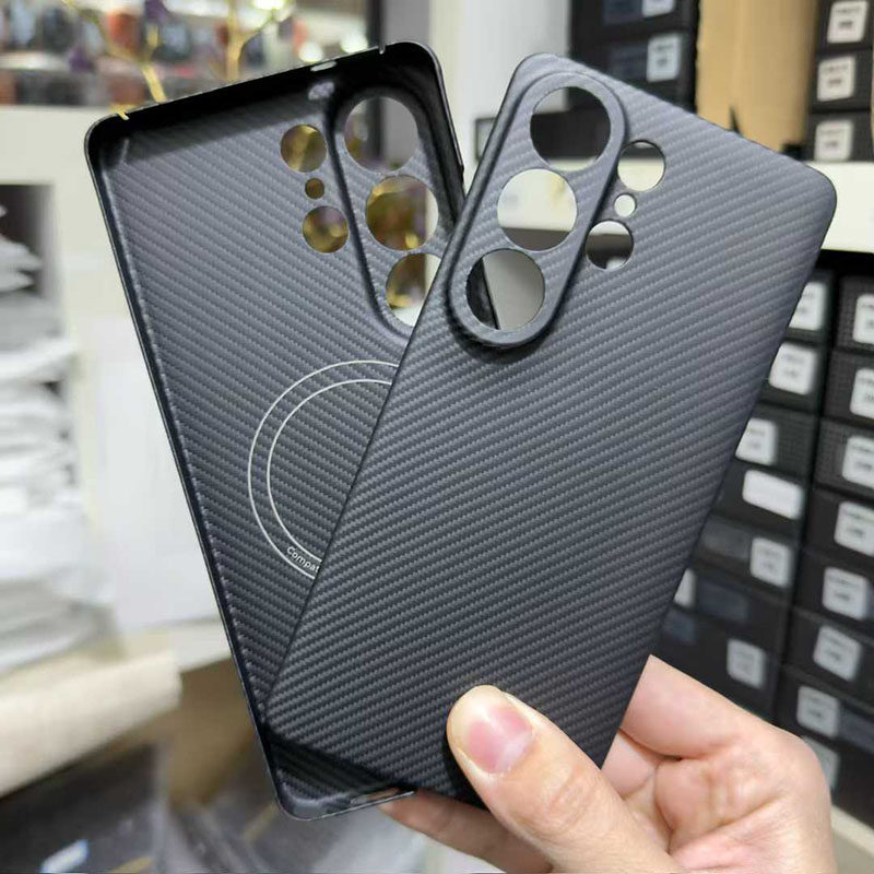 适用三星Galaxy S26 Ultra凯夫拉碳纤维手机保护壳Magsafe磁吸S26Ultra超薄芳纶保护套