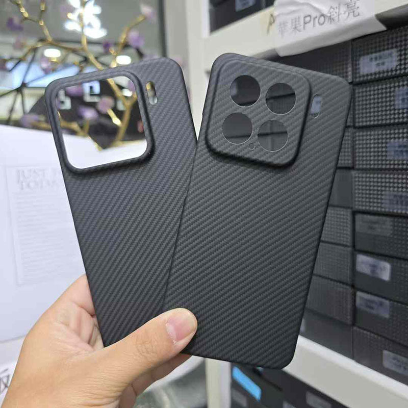 适用小米15 Pro凯夫拉碳纤维手机壳超薄芳纶防摔防刮防爆Mi15保护套