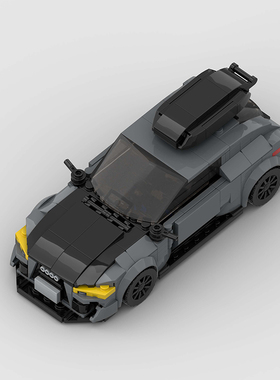 moc积木创意国产拼装奥迪RS6A 6Avant猎装旅行跑车模型speed8格车