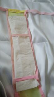 亮片网纱内裤夏季性感星月透肉多用三角裤月经带