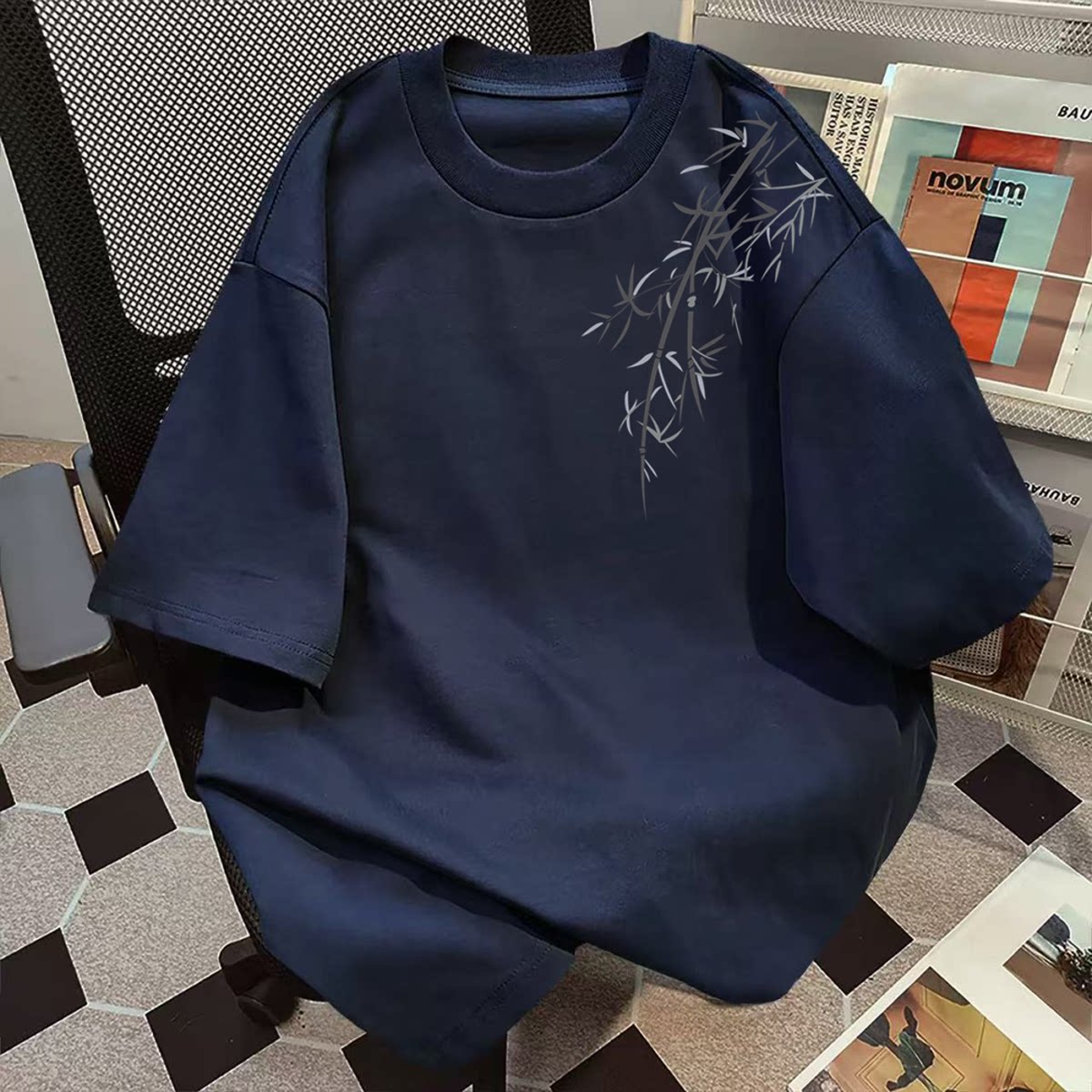 韩版休闲百搭夏季纯棉短袖T恤男女生复古宽松休闲潮流ins上衣体恤