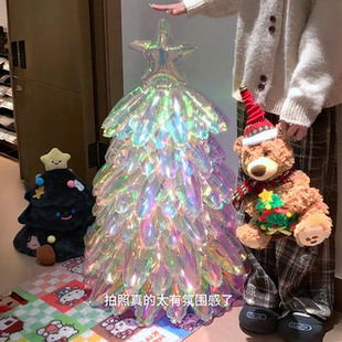 圣诞树装饰品室内客厅落地摆件气球材料包2025新款节日氛围布置