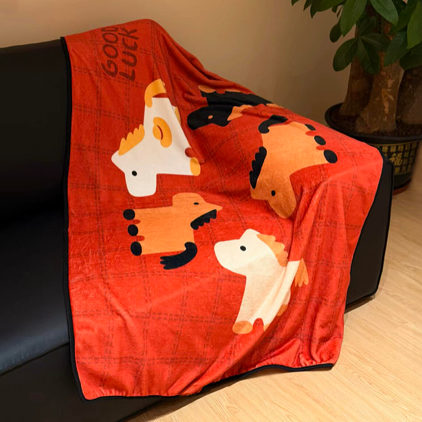 小马毛毯马年沙发盖毯办公室工位盖腿学生午休午睡毯加厚新年礼物,床上用品,休闲毯/毛毯/绒毯,淘宝优惠券,粉丝福利购,淘宝优惠卷